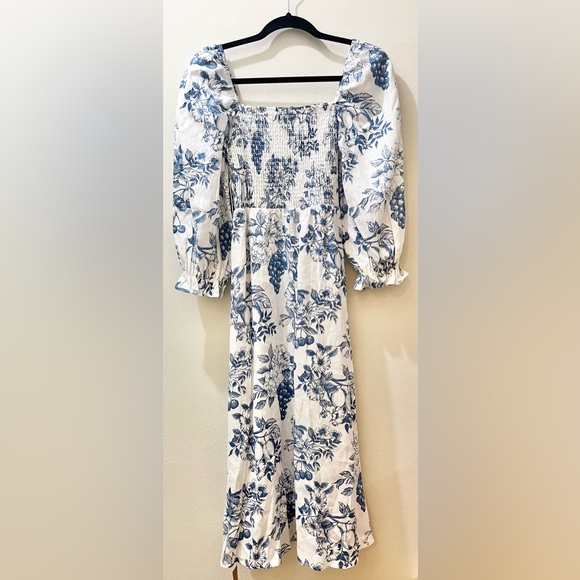 NWT Reformation Gitane Linen Dress in Corsica, Size S - Picture 4 of 16